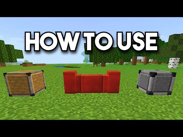 How To Use The Allow Deny And Border Blocks (Minecraft Bedrock Edtion)