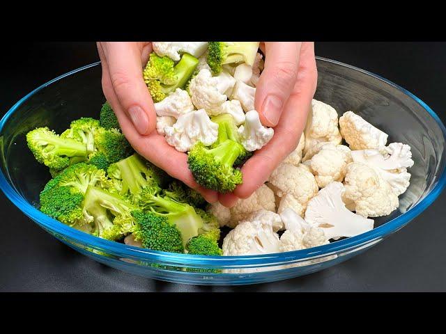 The most delicious cauliflower and broccoli recipe! I make this vegetable casserole every weekend!