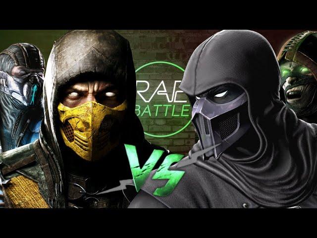 Рэп Баттл 2x2 - Скорпион & Саб-Зиро vs. Нуб Сайбот & Ермак (Scorpion Sub-Zero vs. Noob Saibot Ermac)