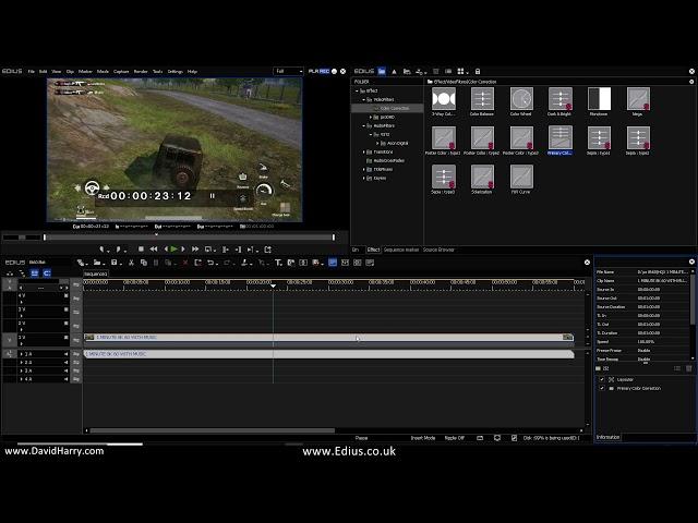 8K 60FPS Video Editing In Edius X & Edius 9 Video Editing Software NLE - Real Time Playback Example