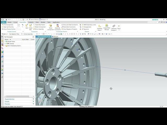 NX 12 PATTERN FEATURE IN ASSEMBLY