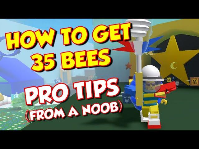 How to GET 35 BEES FAST in Bee Swarm Simulator | Noob Tips