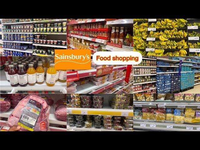 SAINSBURY'S SHOPPING UK,NEW IN SAINSBURY'S,BEST QUALITY FOOD,SHOP WITH ME,BUDGET SHOPPING