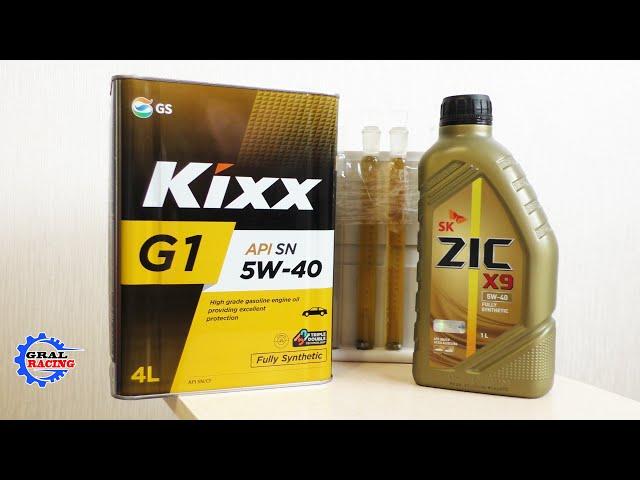 Kixx G1 5w40 VS Zic X9 5w40