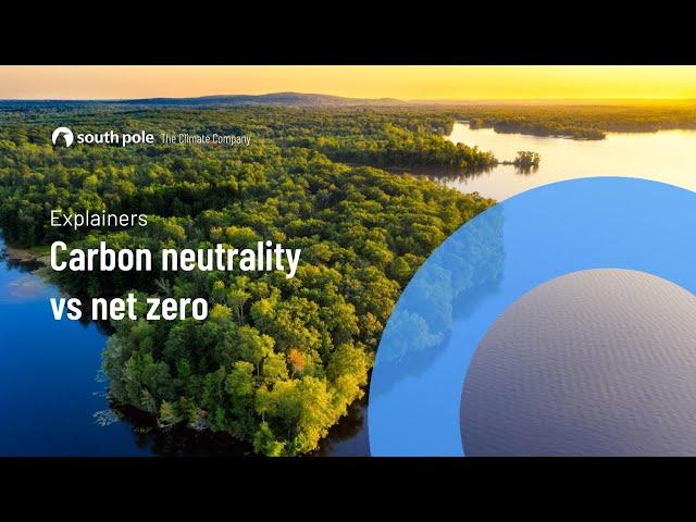 Carbon neutrality vs net zero?