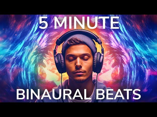 40 Hz Binaural Beats 5 Minutes For Studying