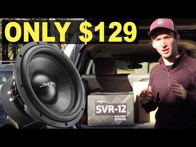 The *ALL NEW* SKAR SVR Subwoofer Review!!