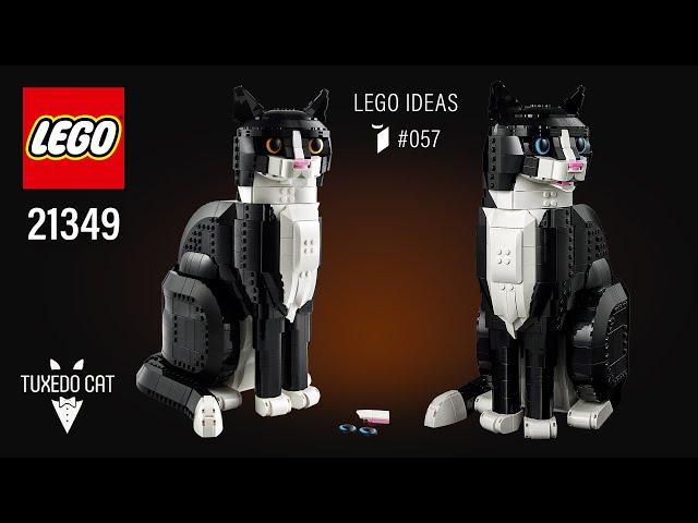 LEGO® Ideas Tuxedo Cat (21349)[1710 pcs] Step-by-Step Building Instructions @TopBrickBuilder