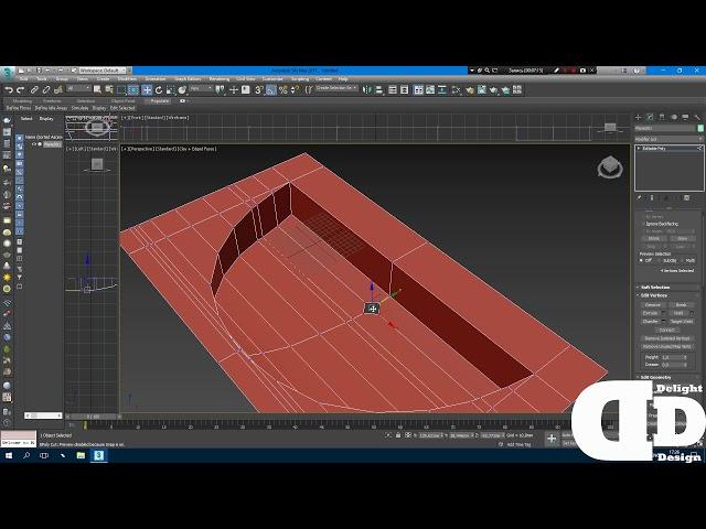 Моделирование раковины под сглаживание в 3ds max