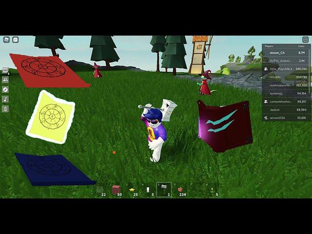 HOW TO GET ALL 3 PAGES [FAST] TO GET SPELL BOOK ISLANDS(SKYBLOX) NEW UPDATE!!