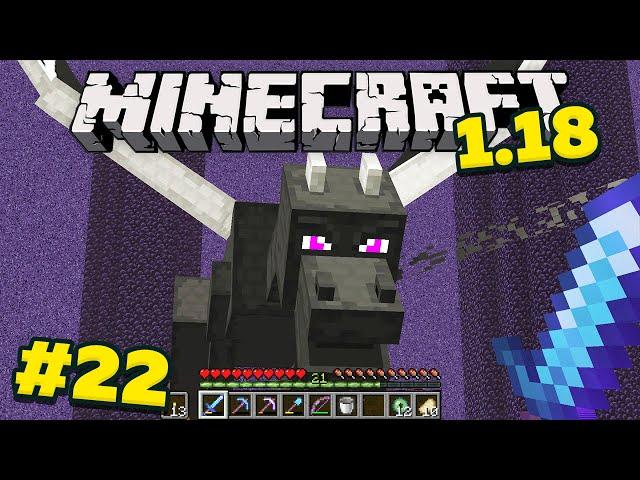 Майнкрафт 1.18 Выживание без модов! #22 Как убить дракона в minecraft?