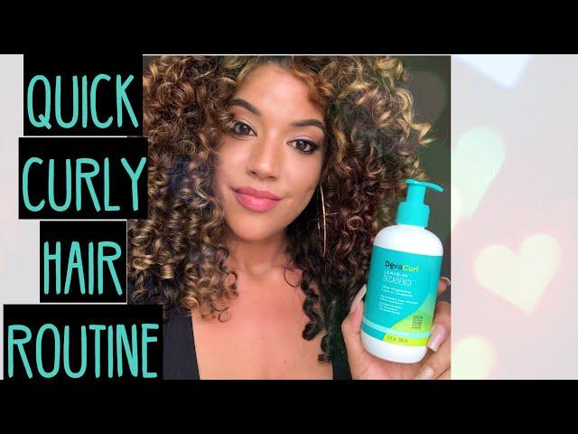 DevaCurl Routine Using the NEW Leave In Decadence Conditioner