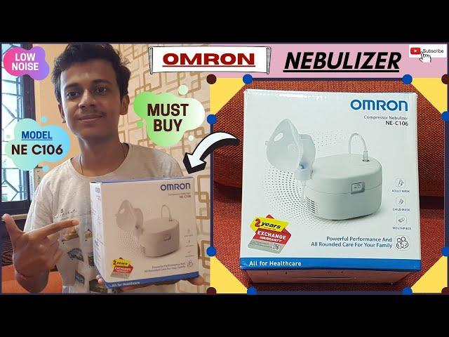 Omron NE C106 Ultra Compact & Low Noise Compressor Nebulizer Unboxing.