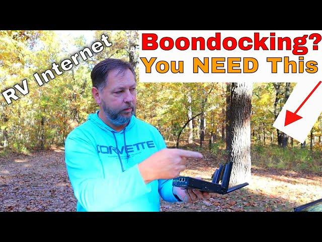 Episode 44: RV Boondocking in Arkansas & A Mobile Internet Solution