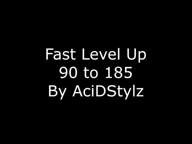 [Lat Chaos] Fast Level Up To 185 By AciDStylz (Night Shadow)