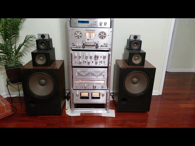 Pioneer spec system with technics 7070 speakers test