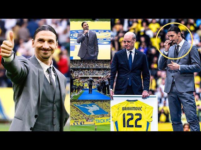 Zlatan Ibrahimovic Emotional Tribute by Sweden