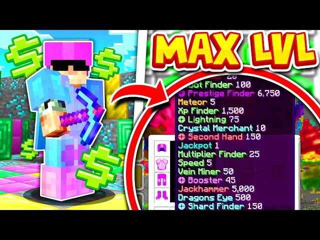 We got MAX LEVEL of the MOST OP ENCHANT in MINECRAFT: PRISONS?! | Minecraft OP PRISON #3