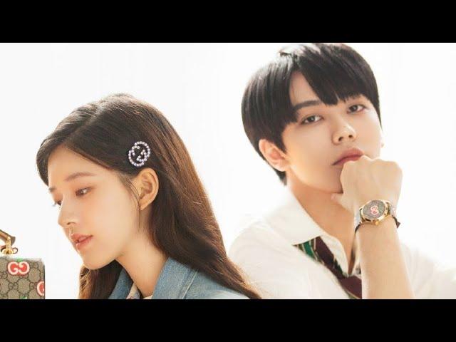 Zhao Lusi & Lin Yanjun (Sweet in behind the scene AD GUCCI)