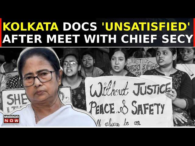 'Unsatisfied…' Kolkata Junior Doctors Meet Chief Secretary, Leave Disheartened Amid Ongoing Protests