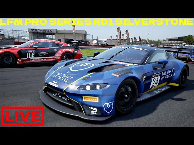 2023 LFM Pro Series Rd1 Silverstone Aston Martin Gt3 Assetto Corsa Competizione