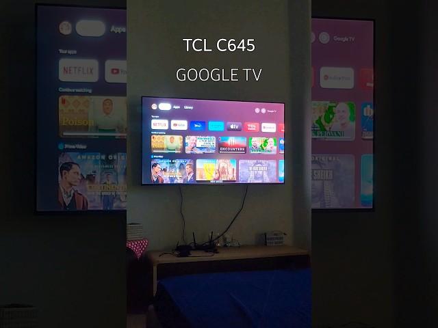 TCL C645 SMART TV AMAZING FEATURES  #shorts #tv #tcl #tclc645 #AI #voice #smarttv #googletv #tech