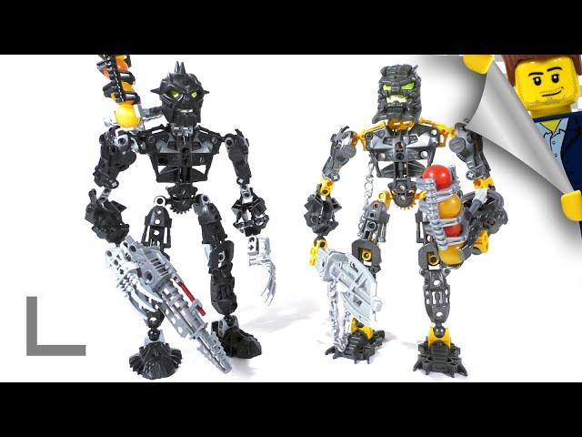 Обзор наборов Lego Bionicle #8729/8730 Нупару/Хьюки (Nuparu/Hewkii) [Тоа Иника: Часть 2]