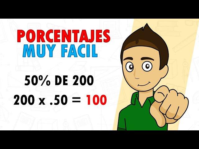 COMO CALCULAR UN PORCENTAJE Super fácil - Para principiantes