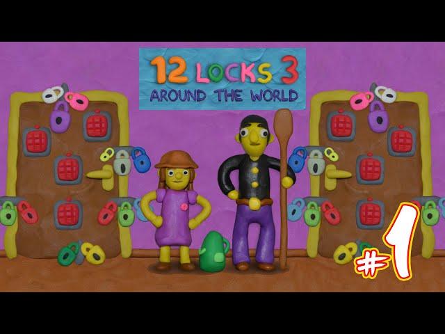 12 LOCKS 3   Around the world Level 1