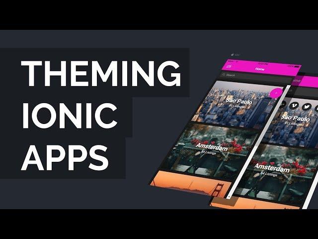 Ionic App Theme Tutorial - Customize your app the right way!