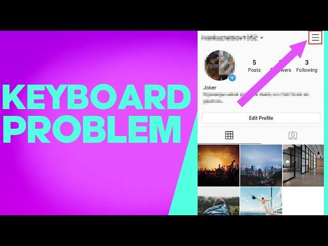 How to Fix and Solve instagram Keyboard Problem on Android or iphone - Phone ig Problem