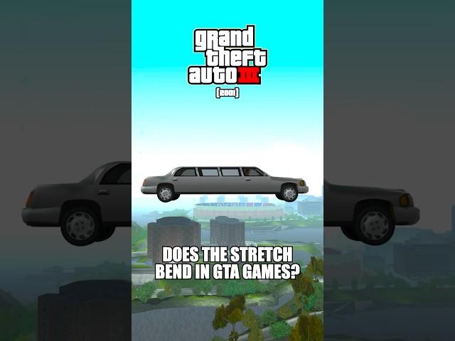 Does the STRETCH LIMO BEND in GTA GAMES? @CJJBR (GTA 3-5) #gta #gaming #shorts