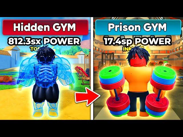 I Unlocked NEW Prison Gym in Update 9 of Gym League! (Roblox)