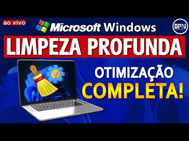 Como fazer uma LIMPEZA COMPLETA no Windows OTIMIZAÇÃO TOTAL!