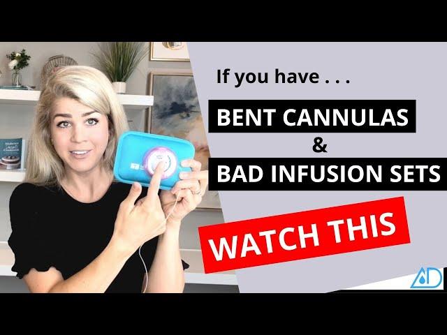 Bent Cannulas or Bad Infusion Sets with your Tslim Tandem or Medtronic??