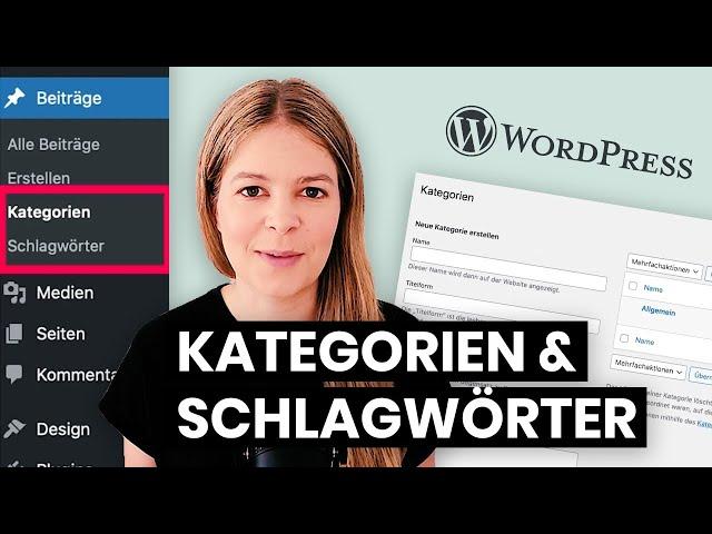 WordPress Kategorien & Schlagwörter | WordPress Tutorial (deutsch)