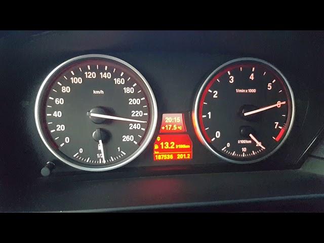 E60 530i acceleration N53B30 200kw 272hp 6MT 0-230km/h