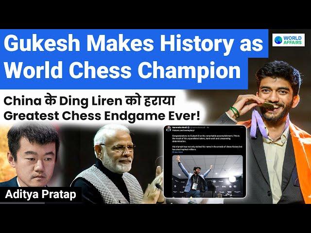 Gukeshhhhhhhhhhhhhhhhh - Youngest World Chess Champion  | World Affairs