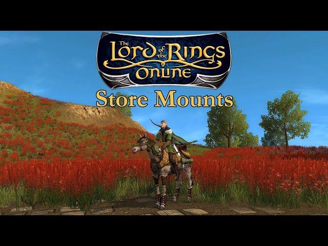 LOTRO All Store Mounts