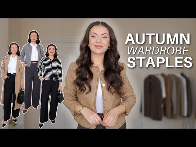 CLASSIC & TIMELESS WARDROBE STAPLES FOR AUTUMN & BEYOND 2024