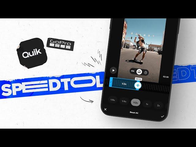 GoPro: How to Use Quik's Speed Tool | Speed Up, Slow Down and Freeze Your Videos with Ease