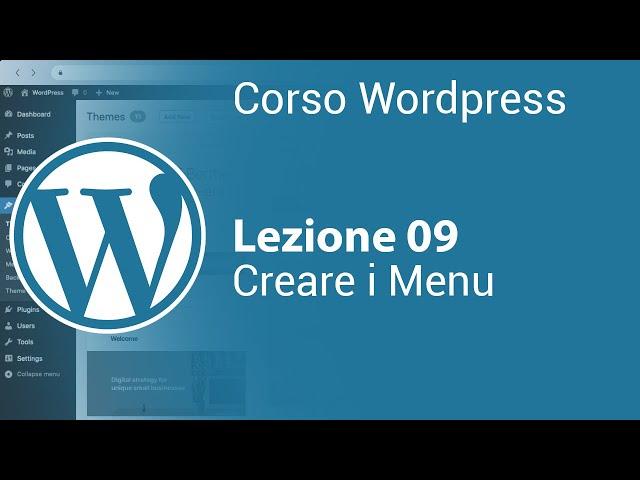 WORDPRESS Tutorial Italiano 09 - Creazione Menu