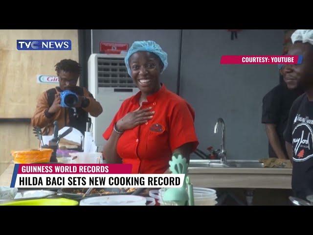 (WATCH) Hilda Baci Sets New Cooking Record