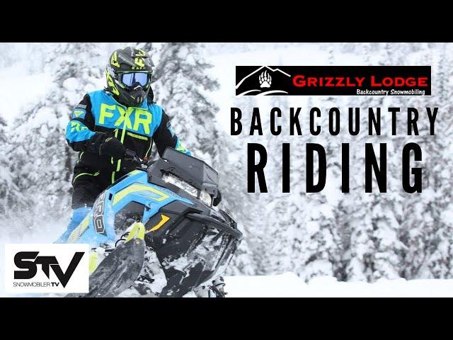 Snowmobiler Television - Backcountry riding with Grizzly Lodge