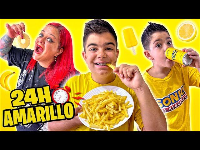 24 HORAS COMIENDO AMARILLO!!!