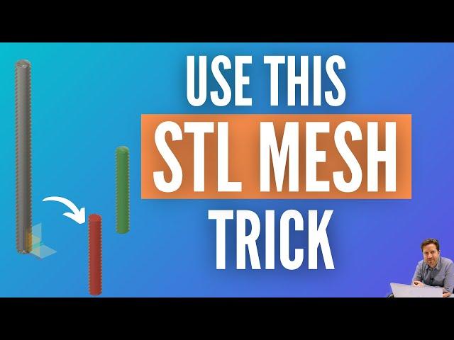 Split STL in Fusion 360 (How To Edit Meshes)