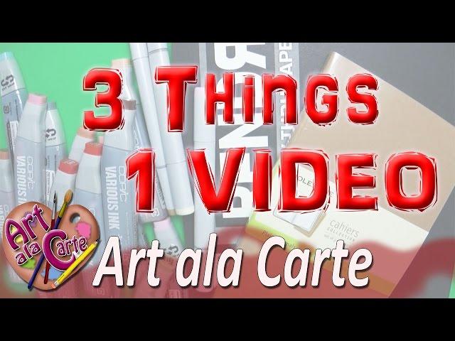 Art Haul, Product Review and 3 Marker Challenge