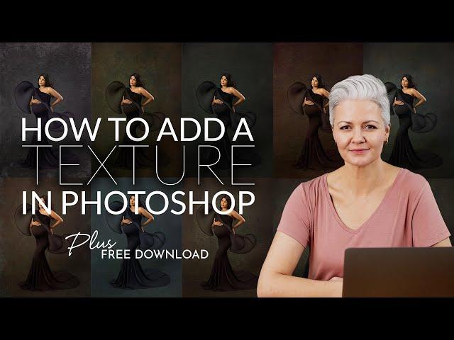 Photoshop Tutorial - How to Add a Texture with Kelly Brown