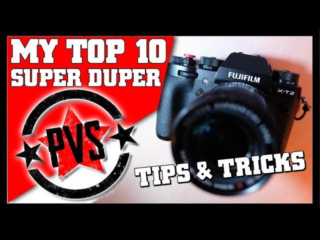 TOP 10 Super Duper Fuji X-T2 Tips