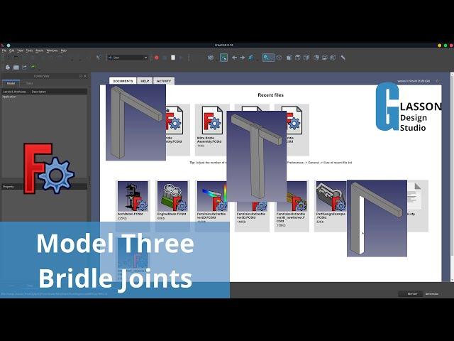 Howto model Bridle Joints in FreeCAD